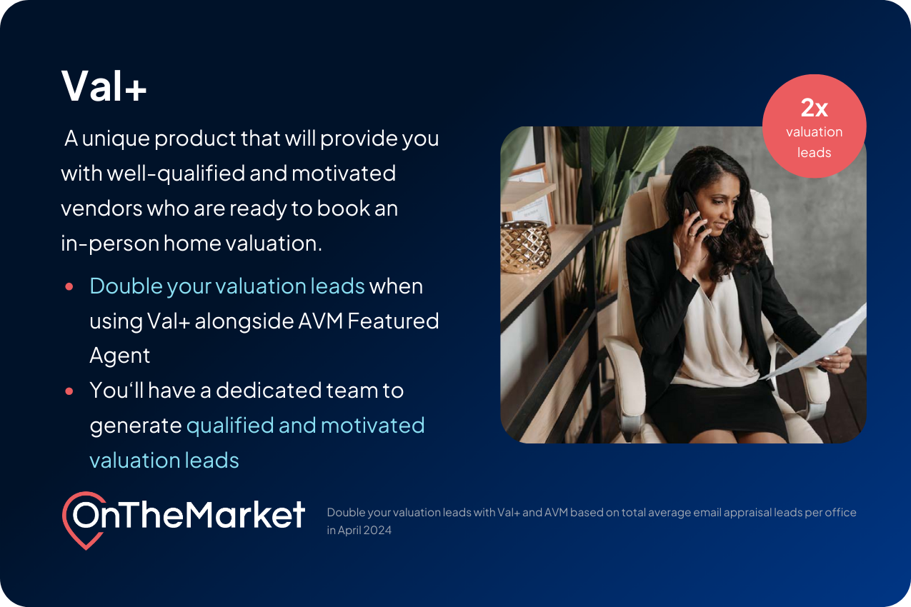 Automation Valuation Module Appraisal products - OnTheMarket Expert